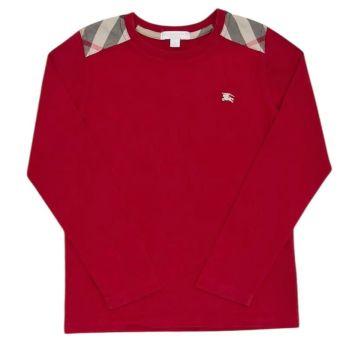 Camiseta Manga Longa Burberry - 10 anos - Burberry