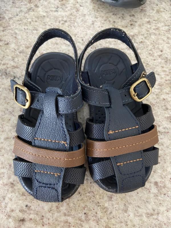 Sandália Infantil Klin Urban 124 Café/Taupe | Klin