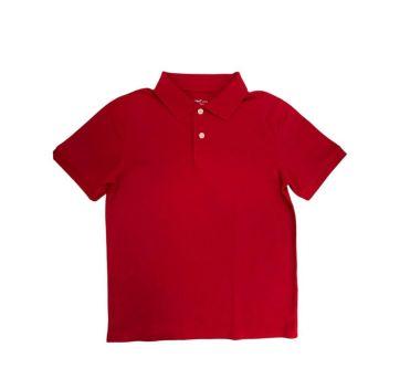Camiseta Polo Vermelha Cat & Jack - 8 anos - Cat & Jack