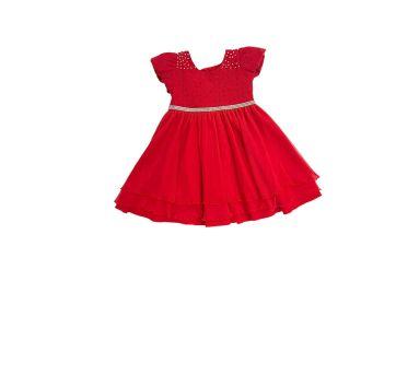 Vestido de Festa Vermelho - 3 anos - Outros