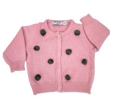 Cardigan Mixed de bolinhas. - 6 meses - MIxed Kids