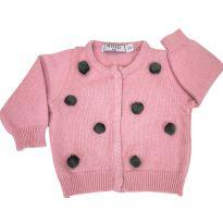 Cardigan Mixed de bolinhas. - 6 meses - MIxed Kids
