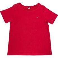 Camiseta masculina Tommy Hilfiger vermelha. - 18 meses - Tommy Hilfiger