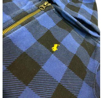 Casaco polo Ralph Lauren Xadrez azul. - 3 anos - Polo Ralph Lauren