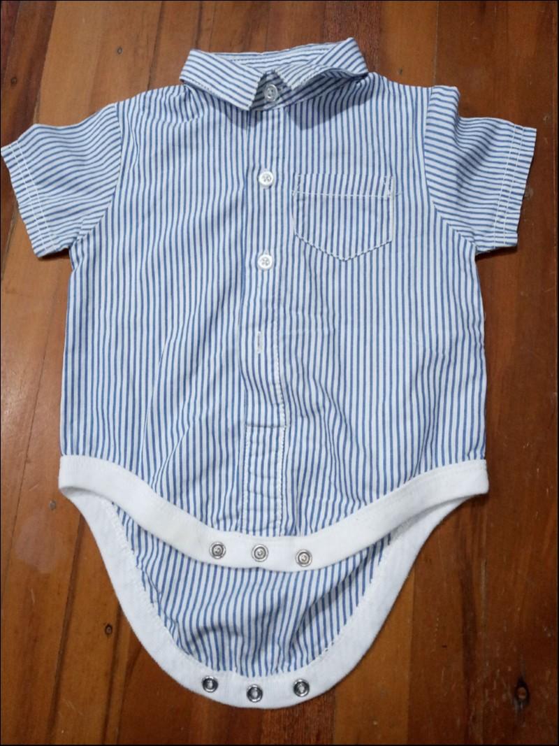 camisa listrada bebe