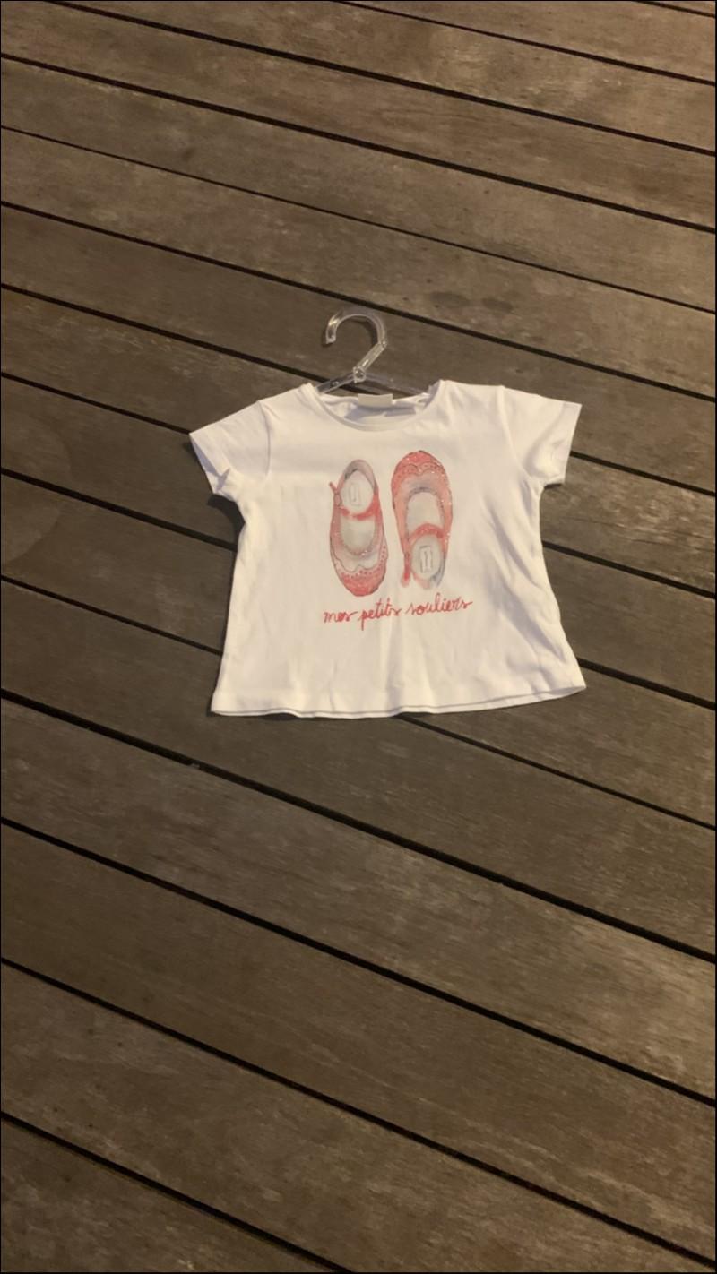 camiseta infantil zara