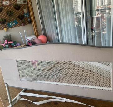 Grade de Proteção em L para cama de solteiro - Sem faixa etaria - Sem marca