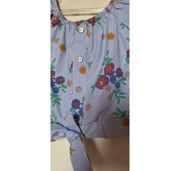 Blusa Cropped Infantil - 6 anos - Não informada