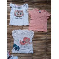 Lote de 3 camisetas manga curta infantis 3/4 - 3 anos - Hering