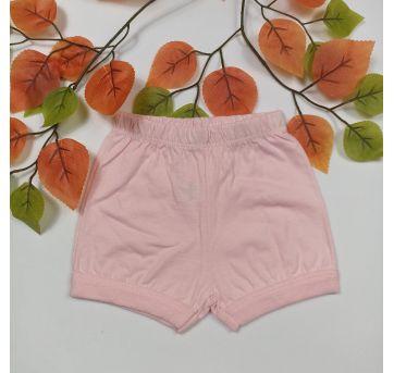 Shorts Bebê Infantil Tapa Fralda Malha Algodão Rosa - 0 a 3 meses - Não informada